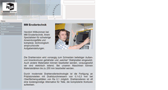 Desktop Screenshot of mm-erodiertechnik.de